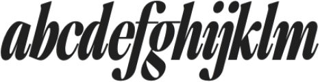 The Qualified Extra Bold Condensed Italic otf (700) FONT