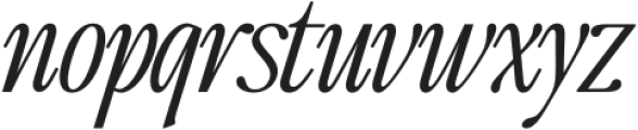 The Qualified Extra Light Italic otf (200) Font LOWERCASE