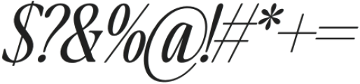 The Qualified Light Italic otf (300) Font OTHER CHARS