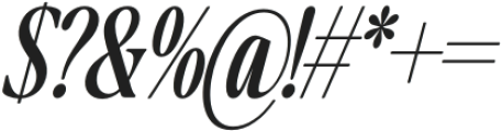 The Qualified Medium Condensed Italic otf (500) Font OTHER CHARS