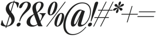 The Qualified Medium Italic otf (500) Font OTHER CHARS