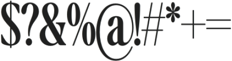 The Qualified Semi Bold Condensed otf (600) Font OTHER CHARS