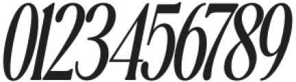 The Qualified Slanted Condensed otf (400) Font OTHER CHARS