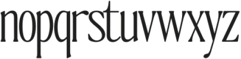 The Qualified Thin otf (100) Font LOWERCASE
