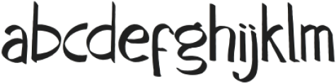 The Queenofer Regular otf (400) Font LOWERCASE