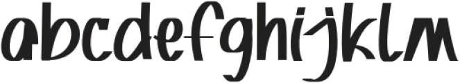 The Queneer Regular otf (400) Font LOWERCASE