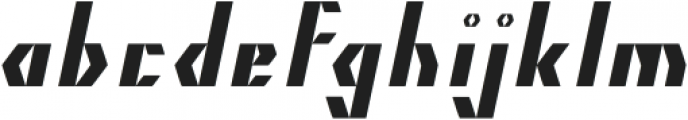 The Quick Italic otf (400) Font LOWERCASE