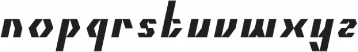 The Quick Italic otf (400) Font LOWERCASE