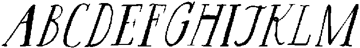 The ROMANTIC Font Oblique2 otf (400) Font UPPERCASE