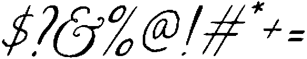 The ROMANTIC Font Oblique3 otf (400) Font OTHER CHARS