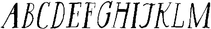 The ROMANTIC Font Regular otf (400) Font UPPERCASE