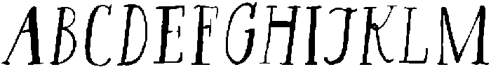 The ROMANTIC Font Upright otf (400) Font UPPERCASE
