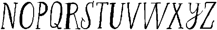 The ROMANTIC Font Upright otf (400) Font UPPERCASE