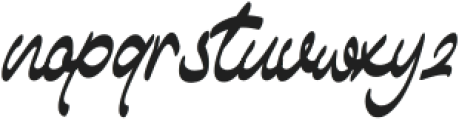 The Ranch Script otf (400) Font LOWERCASE