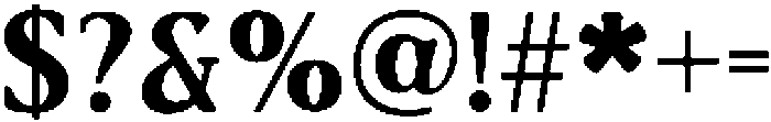 The Redlane Regular otf (400) Font OTHER CHARS