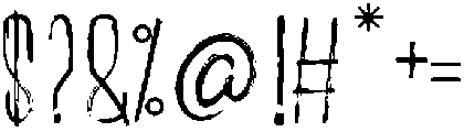 The Redlight Line otf (300) Font OTHER CHARS