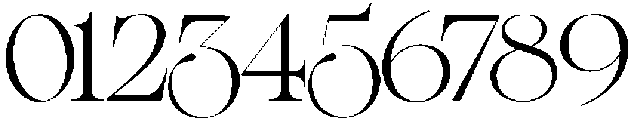 The Regals Bold otf (700) Font OTHER CHARS