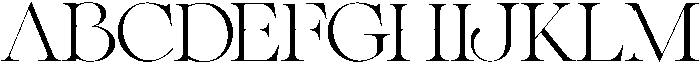 The Regals Bold otf (700) Font UPPERCASE