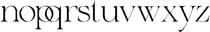 The Regals Bold otf (700) Font LOWERCASE