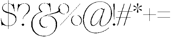 The Regals Regular otf (400) Font OTHER CHARS