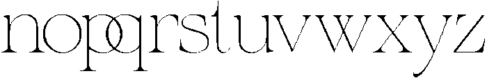 The Regals Regular otf (400) Font LOWERCASE