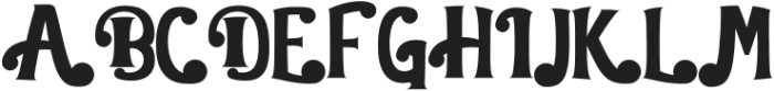 The Retro Regular otf (400) Font UPPERCASE