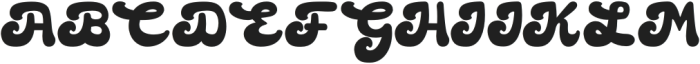 The Retro otf (400) Font UPPERCASE