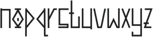 The Revenger otf (400) Font LOWERCASE