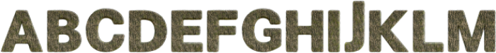 The Rock Regular otf (400) Font UPPERCASE