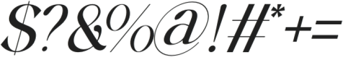 The Romance Italic otf (400) Font OTHER CHARS