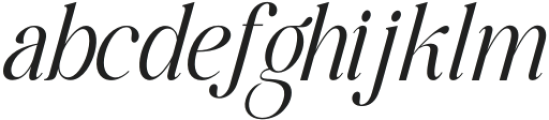 The Romance Of The past Italic otf (400) Font LOWERCASE