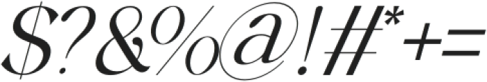 The Romance Of The past Light Italic otf (300) Font OTHER CHARS