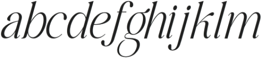 The Romance Of The past Light Italic otf (300) Font LOWERCASE