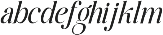 The Romance Of The past Medium Italic otf (500) Font LOWERCASE