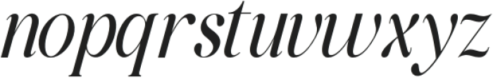 The Romance Of The past Medium Italic otf (500) Font LOWERCASE