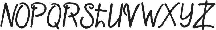 The Roughsy otf (400) Font UPPERCASE