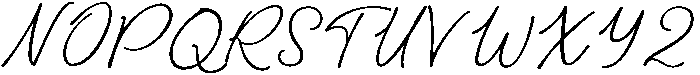The Rowdy Waves Regular otf (400) Font UPPERCASE