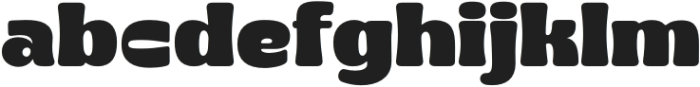 The Rufly Regular otf (400) Font LOWERCASE