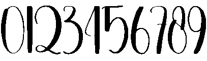 The Rustic Regular otf (400) Font OTHER CHARS