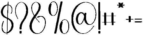 The Rustic Regular otf (400) Font OTHER CHARS