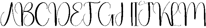 The Rustic Regular otf (400) Font UPPERCASE