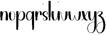 The Rustic Regular otf (400) Font LOWERCASE