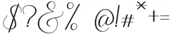 The Rustic Script Regular otf (400) Font OTHER CHARS
