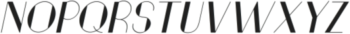 The Ruttmey Italic ttf (400) Font UPPERCASE