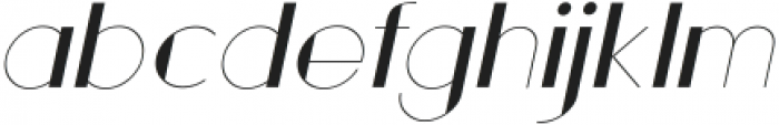 The Ruttmey Italic ttf (400) Font LOWERCASE