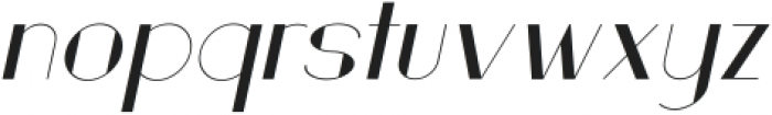 The Ruttmey Italic ttf (400) Font LOWERCASE