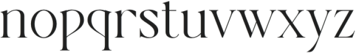 The SARGENT Serif Regular otf (400) Font LOWERCASE