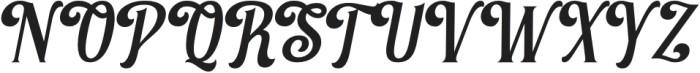 The Salieta otf (400) Font UPPERCASE