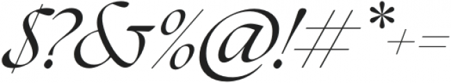 The Seasons Italic otf (400) Font OTHER CHARS