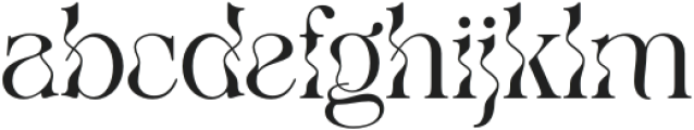 The Seiran Lapansa Regular otf (400) Font LOWERCASE